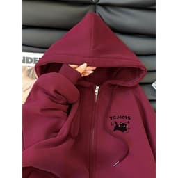 Áo khoác hoodie chất liệu nỉ cotton mềm mại, thoáng , thiết kế unisex hiện đại, form rộng trẻ trung, M097HS 1