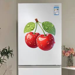tranhdep.vn Decal trang trí tủ lạnh, tủ quần áo với hình hoa quả xinh xắn, tạo điểm nhấn cho không gian. 2