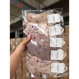 ​Combo 10 Đôi Tất Cổ Ngắn Nữ Nhiều Mẫu Chọn Lựa - Vớ Cotton Cổ Thấp Hàn Quốc Dễ Thương 2