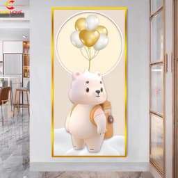 Tranh 3D Decan Dán Tường CoriHome Trang Trí Nhà Cửa Sẵn Keo (kích thước 0.6m x 1.2m) 9