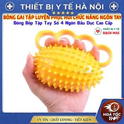 Bóng Gai Tập Luyện Phục Hồi Chức Năng Ngón Tay - Bóp Bóp Tay Sỏ Ngón 3