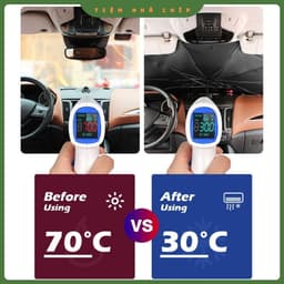 Ô Che Nắng Kính Lái Ô Tô Cao Cấp – Chống Nóng, Chống Tia UV, Bảo Vệ Nội Thất, Gấp Gọn Tiện Lợi HĐ99 4