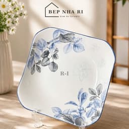 Bộ Bát Đĩa Gốm Sứ Diệp Hồng CƠ BẢN Vẻ Đẹp Tinh Khôi Trong Từng Chiếc Lá Dùng Cho Bữa Ăn Gia Đình 7