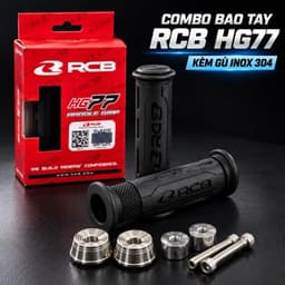 Combo Bao Tay RCB HG77 Kèm Gù Inox 304 cho Xe Máy - Phụ Kiện Chất Lượng Cao 5