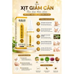 Xịt Giảm Cân 60ml Giúp Giảm Mỡ Thừa, Lấy Lại Vóc Dáng Thon Gọn, Săn Chắc 1