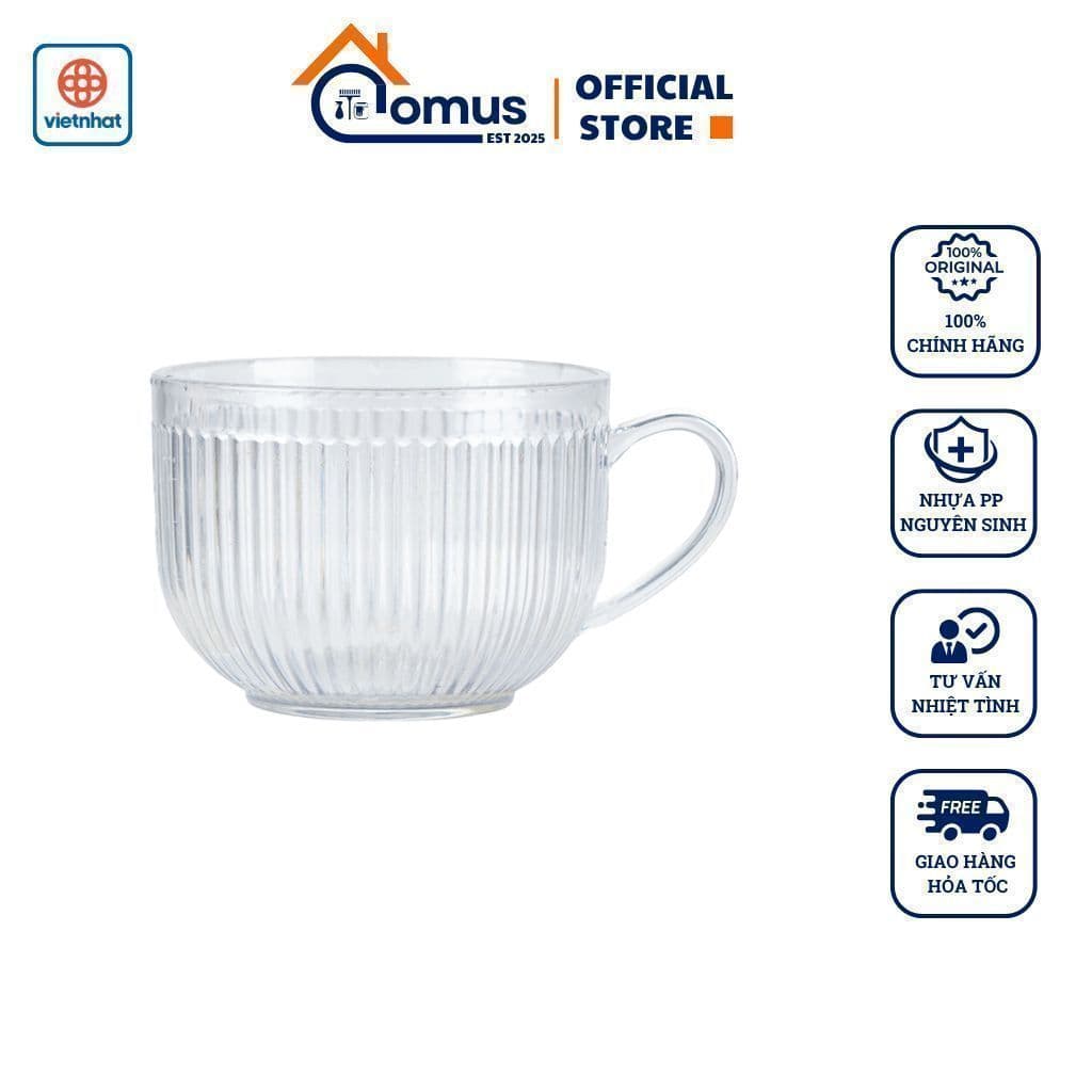 Ly Cốc Nhựa Bầu Tăm 250ML 400ML VIỆT NHẬT 6390/6391 - DOMUS