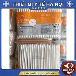 Tăm Bông ráy tai  Bông Bạch Tuyết đầu bông lớn 200 que/gói LỚN 3