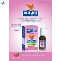 Vitamin D3 K2 Mk7 Dạng Xịt Cho Bé Ostelivit D3+MK7 Hỗ Trợ Tăng Chiều Cao, Kích Thích Mọc Răng (Chính Hãng) 4
