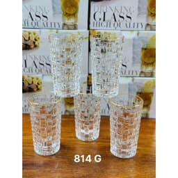 Cốc thủy tinh/ cốc uống nước, cafe phong cách Bắc Âu dung tích lớn, thủy tinh trong veo nhiều mẫu decor 5412G 5509 4