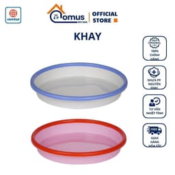 Khay Nhựa Tròn Đựng Thực Phẩm, Khay Thái 3T6 4T Đựng Hoa Quả Việt Nhật 5623/5624 - DOMUS 1