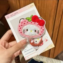 Phụ Kiện Tóc Kitty Nơ Dễ Thương - Miếng Dán Tóc Mái Xinh Xắn 6