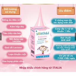 Solechild Probiotics (hộp 10ml)  men vi sinh cung cấp 11 chủng lợi khuẩn duy trì hệ tiêu hóa> BUN BUN SHOP 1