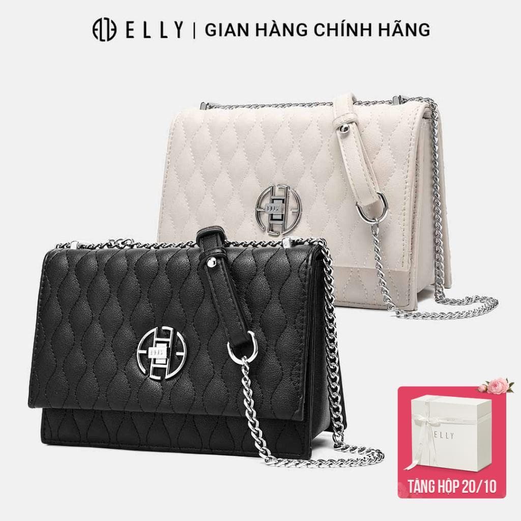[Tặng hộp 20.10] Túi xách nữ thời trang ELLY EL129 đeo chéo crossbody cao cấp chính hãng