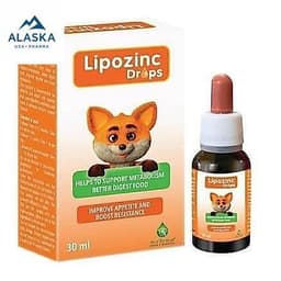 Lipozinc- Kẽm hữu cơ Giúp Bé Ăn Ngon, Tăng Cường Sức Đề Kháng (siro và nhỏ giọt) 6
