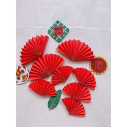 🎋 COMBO 10 QUẠT GIẤY MINI TRANG TRÍ TẾT – NHIỀU MÀU RỰC RỠ, TẠO KHÔNG KHÍ TƯƠI VUI NGÀY XUÂN 9