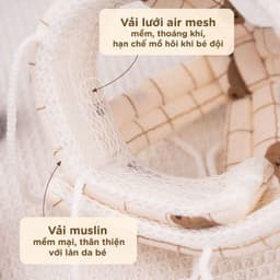 Mũ Bảo Vệ Đầu Cao Cấp Cho Bé AIR MESH - Nón Bảo Vệ Đầu Bé Tập Bò/ Tập Đi Tránh Va Đập 4