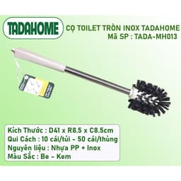 Combo 5 Cọ Toilet TADAHOME, Cọ Chà Nhà Vệ Sinh Bền, Cán Dài Cọ Bồn Cầu Vệ Sinh - DOMUS 3