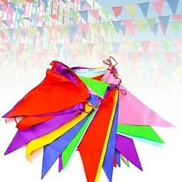 12m cờ tam giác,  cờ đuôi nheo vải satanh (KHO HUONG VUONG ) 7