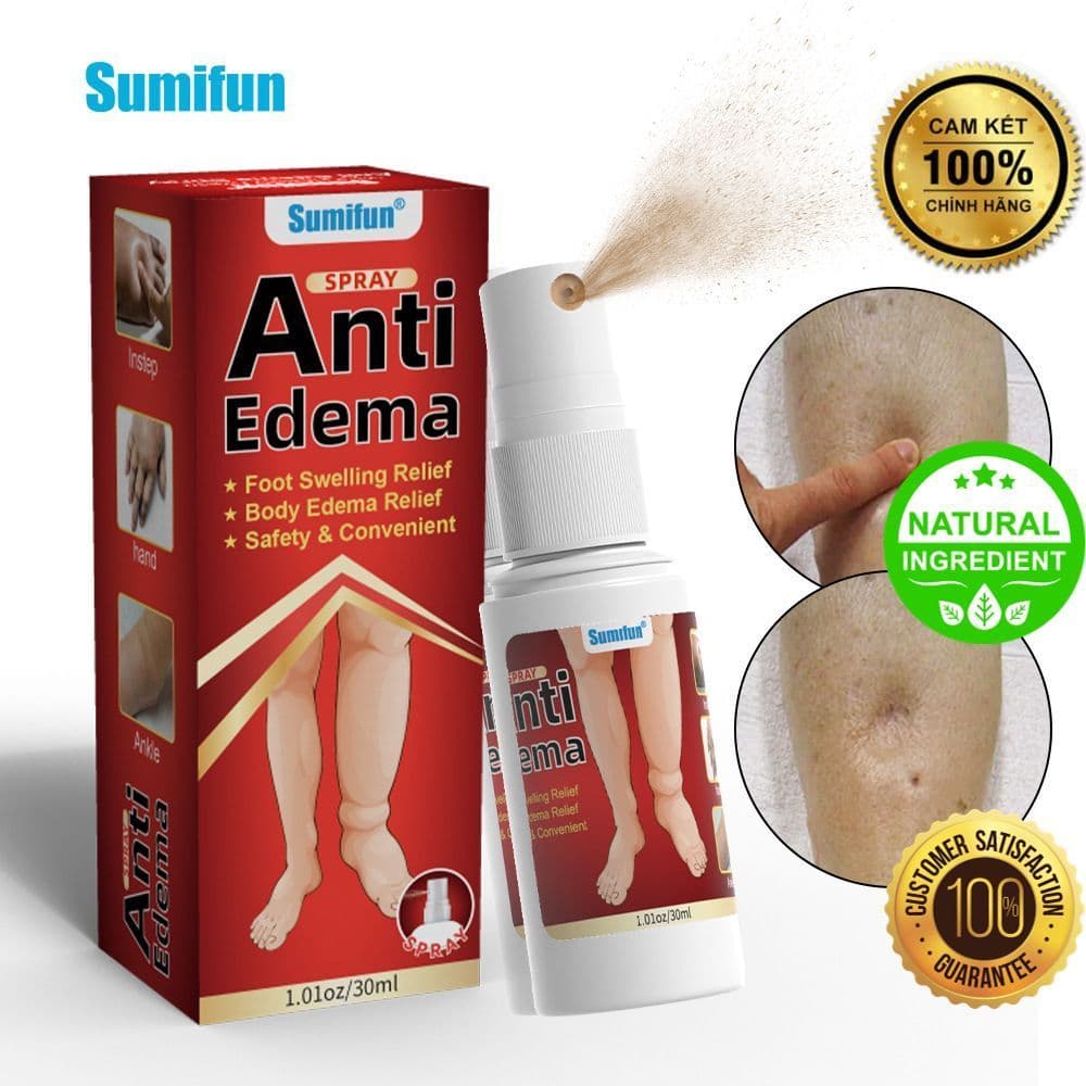 Chai Xịt Thảo Mộc Chân Phù Nề 30ml - Giúp Thư Giãn, Giảm Mỏi & Căng Cứng Vùng Phù Nề_DEAL SOCK  