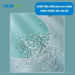 Yếm Ăn Dặm Cho Bé Silicone Dẻo Trong Suốt Siêu Nhẹ - Chống Thấm Giúp Bé Dễ Dàng Hơn Trong Quá Trình Ăn Dặm - Timikid 5