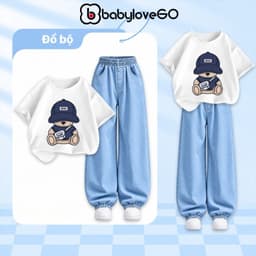Đồ bộ bé trai BabyloveGO, set quần áo cho bé trai đi học, đi chơi phong cách Hàn Quốc 8