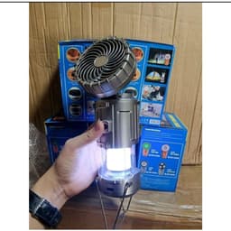 Đèn Bão Kiêm Quạt 9299 Năng Lượng Mặt Trời và Đèn Cắm Trại Năng Lượng Mặt Trời 3in1 SZ-03 4