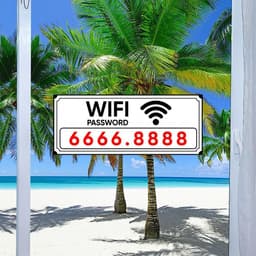 [Hỏa Tốc] Decal Dán Cửa Báo Hiệu "Wifi Password" Chống Thấm Nước, Bền Đẹp 4