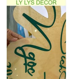 BẢNG CHỮ MICA TÊN CÔ DÂU CHÚ RỄ/ DECOR TIỆC CƯỚI LY LYS DECOR 7