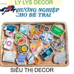Bộ bốc thôi nôi hướng nghiệp cho bé trai bé gái tròn 1 tuổi LY LYS DECOR 4