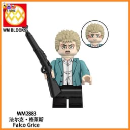 Minifigure Attack On Titan Đồ Chơi Lắp Ráp Mô hình Các Nhân Vật Truyện Tranh Attack on TiTan (WM6204) 2