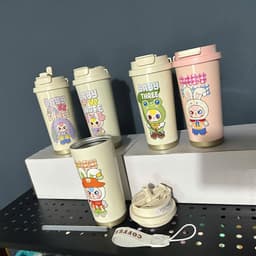 Bình Giữ Nhiệt Inox 304 Baby Three Cute Có Quai Xách 500ML - Bình Giữ Nhiệt Cho Bé 9