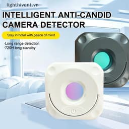 [lighthivent] Máy dò hồng ngoại Camera ẩn Máy quét chống nhìn trộm phản hồi nhanh Di động để thuê chuyến công tác Bảo vệ quyền riêng tư căn hộ (VN) 6