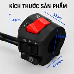 Cùm fz v2 loại 1 cho xe máy xe điện, cụm công tắc FZ gắn ghi đông đa chức năng 3