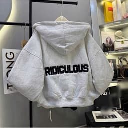 [ XẢ HÀNG ] ÁO NỈ HOODIE DÁNG RỘNG NAM NỮ FREE SIZE 40-75KG 7