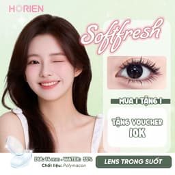[LENS 1 NGÀY] 30 Chiếc Kính Áp Tròng Horien Trong Suốt  0 - 7 Độ, Softfresh SF 1