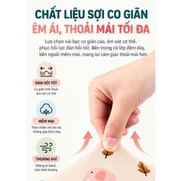 TC  Đệm Ngồi Chống Gù JINGQU Có Tựa Lưng, Đệm Ghế Công Thái Học Gập Gọn, Hỗ Trợ Tư Thế Ngồi Êm Ái Thoáng Khí 4