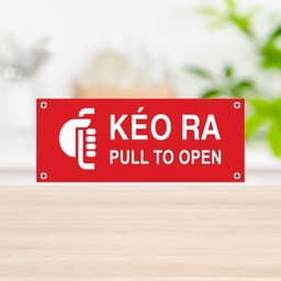 [Hỏa Tốc] Bộ Decal Dán "Đẩy Ra / Kéo Ra - Push To Open / Pull To Open" Chống Thấm Nước, Bền Đẹp 3