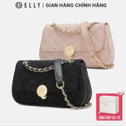 [Tặng hộp 20.10] Túi xách nữ thời trang ELLY EL296 đeo chéo đeo vai da tổng hợp cao cấp chính hãng 1