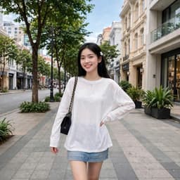 Áo thun giấy tay dài mềm mại thun giấy xước mỏng mát mẻ dễ phối đồ tôn dáng cực   OTG17 85 31 9 8 4 8