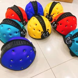 Nón bảo hiểm bảo vệ đầu cho trẻ em tập đi/ tập ngồi xe/ chạy xe đạp - Mũ bảo vệ đầu cho bé hình con bọ rùa loại tốt 4