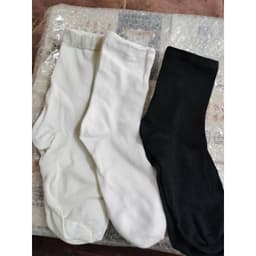 T10 Set 10 đoi Tất cổ cao paster nữ trơn cao cấp 3 màu loại dày dặn, vớ cao cổ nữ phong cách hàn quốc VOICON-[TV01] 9