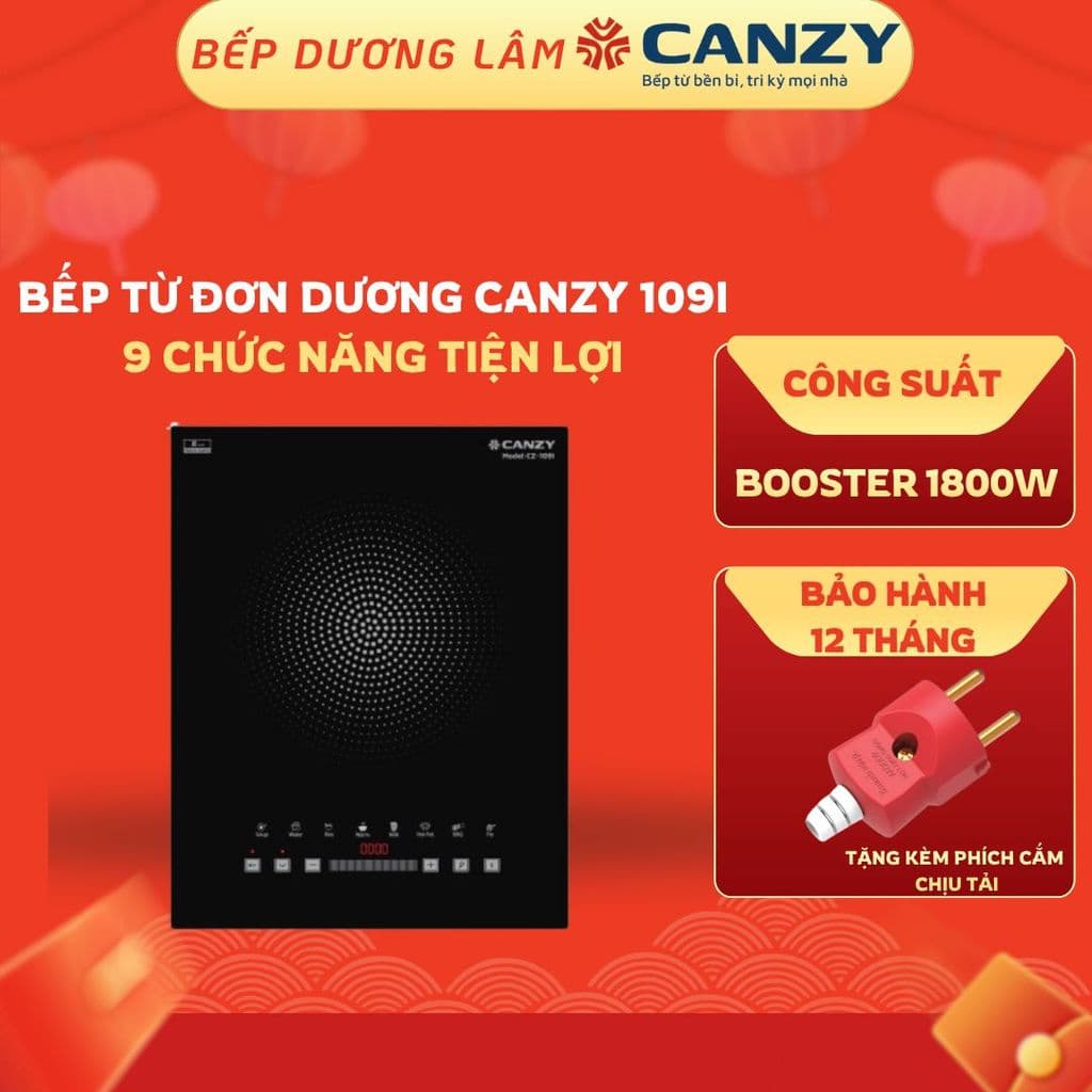 Bếp từ đơn CANZY CZ 109I Tiết Kiệm Điện Năng, Bảo hành chính hãng|Bảo hành 1 năm