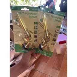 ￼Khò gas mini mới bằng thép mạ đồng chống bỏng, tự động đánh lửa ( khò dài), 3