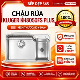 Chậu rửa bát Kluger KH8050FS Plus | HÀNG CHÍNH HÃNG 1