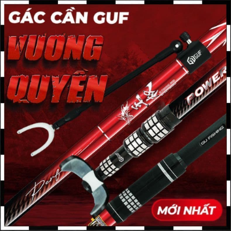 Gác Cần GUF S1 Vương Quyền Săn Hàng ( Đỏ Đen )