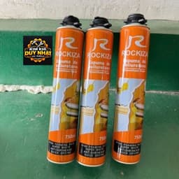 [TẶNG KÈM VÒI XỊT] Xịt Bọt Nở ROCKIZA 750ml Chống Cháy Cách Nhiệt Hiệu Quả Tiện Dụng Cho Xây Dựng Và Sửa Chữa Nhà Cửa 5