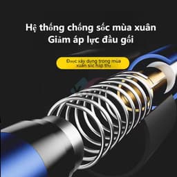 Gậy Leo Núi Trekking Gậy Dã Ngoại Hợp Kim Nhôm Chống Sốc Chống Trượt 4 Đoạn Có Thể Thu Gọn 3