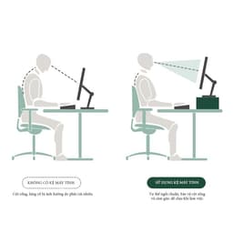 Kệ màn hình máy tính kết hợp giá sách sắp xếp gọn gàng bàn làm việc thương hiệu LUX09 7
