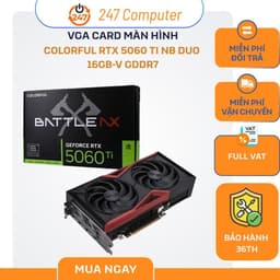 Card Màn Hình Colorful GeForce RTX 5060 Ti Gaming DUO 16GB-V - BH 36 tháng 1