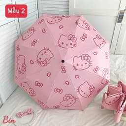🌂 Ô (DÙ) GẤP GỌN HELLO KITTY – PHỤ KIỆN XINH XẮN CHO MỌI THỜI TIẾT 🌂 5
